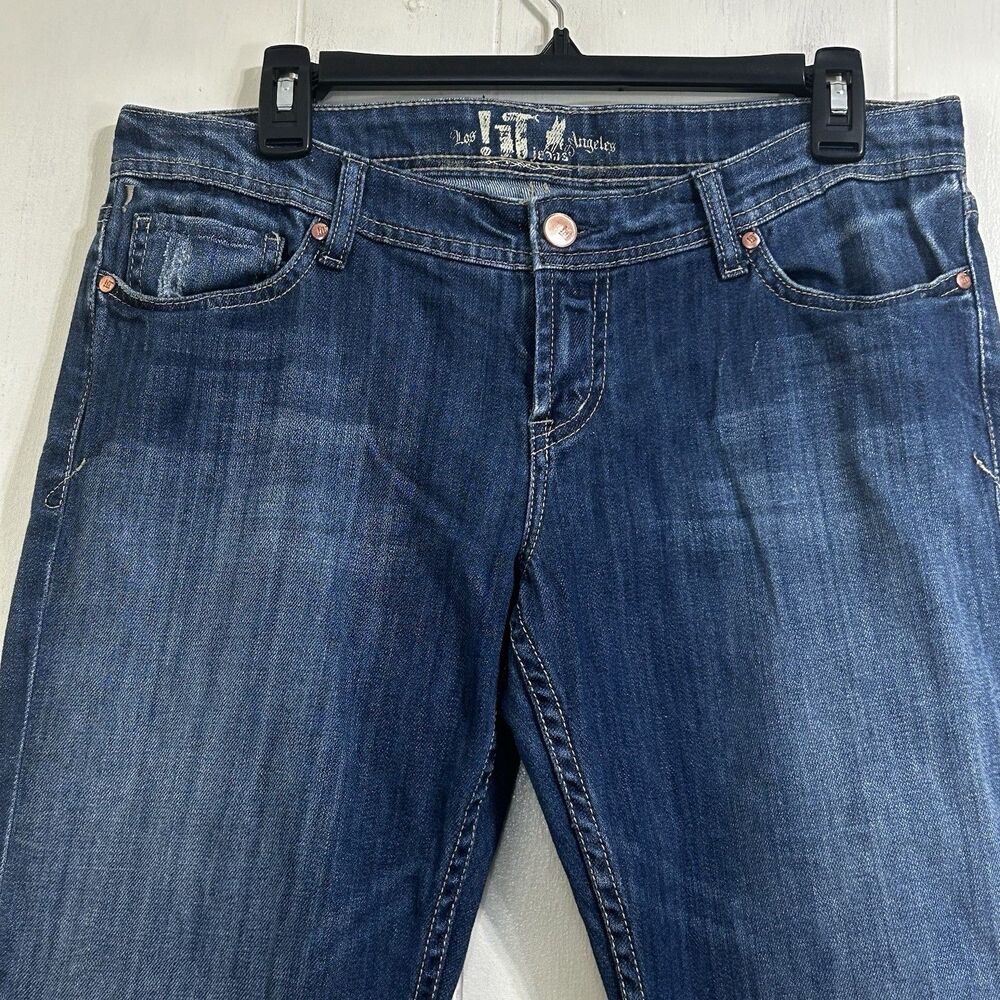 It Jeans Los Angeles Women’s Capri Jeans Size 31 Mid Rise Straight Jeans - Picture 3 of 16